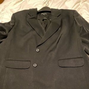 22W black suit jacket